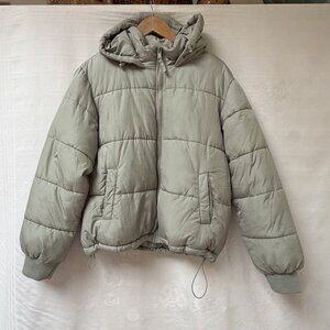 Aeropostale Puffer Hooded Jacket Womens Medium Outdoor Winter Vacation